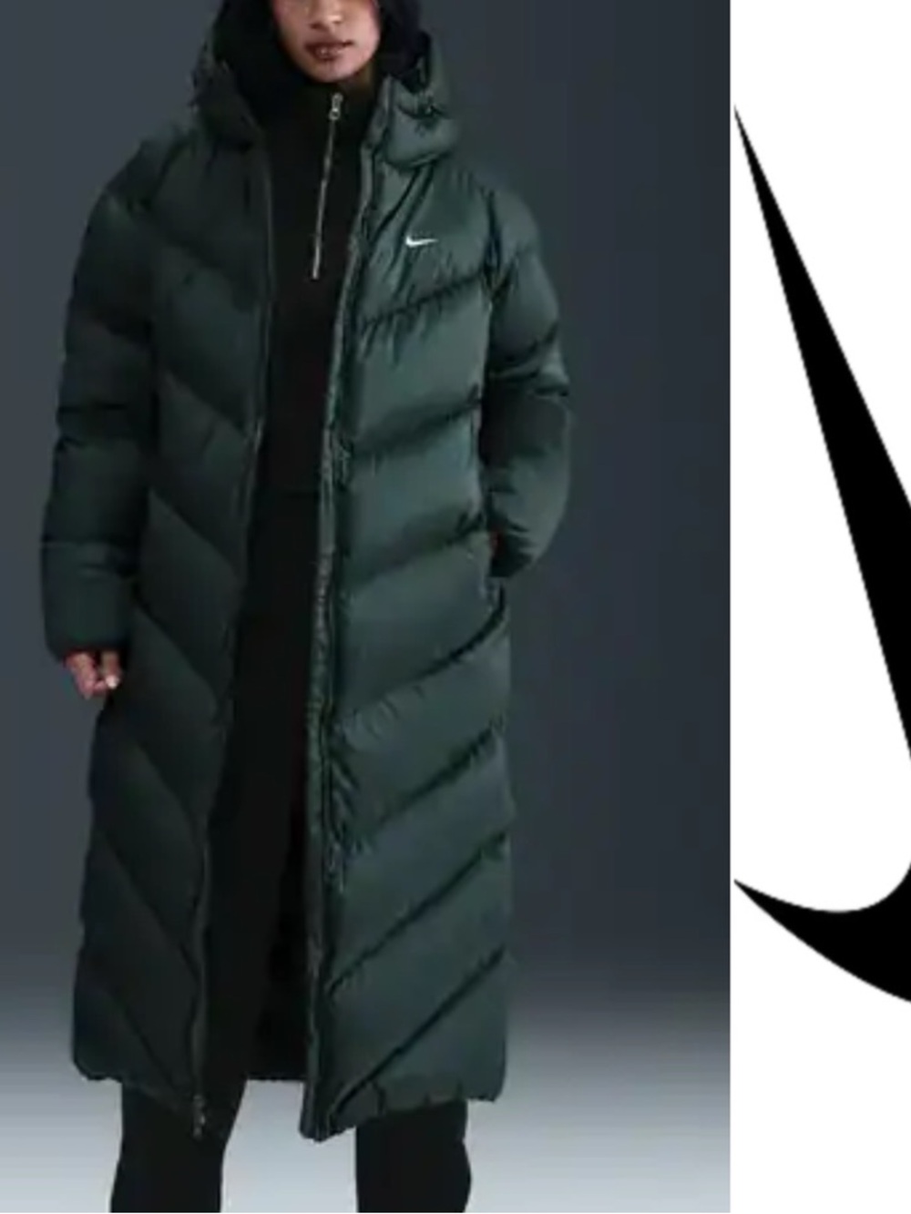 Nike Storm-FIT loose Down Parka Windrunner puffer Coat*NWT